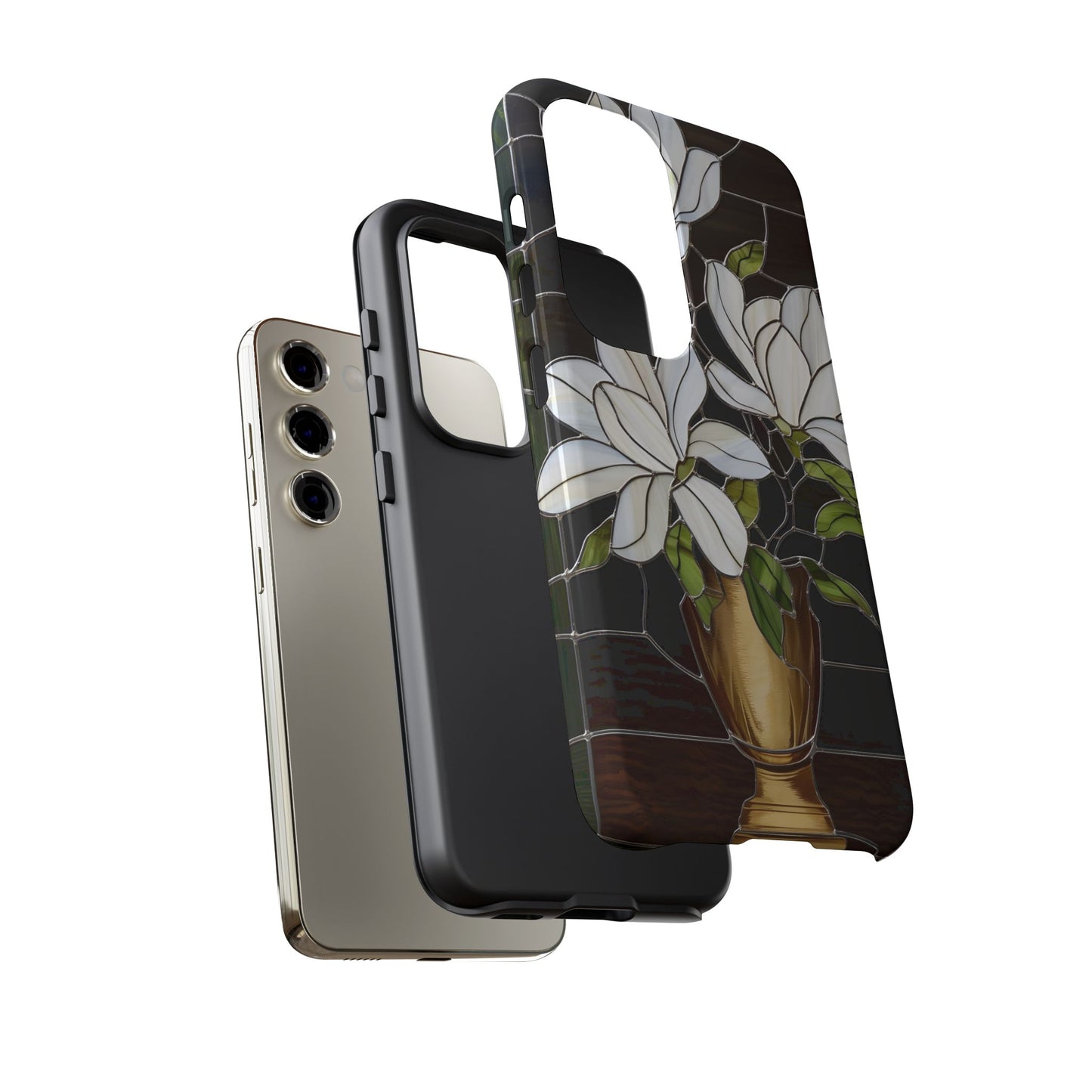 Stained Glass Floral Phone Case