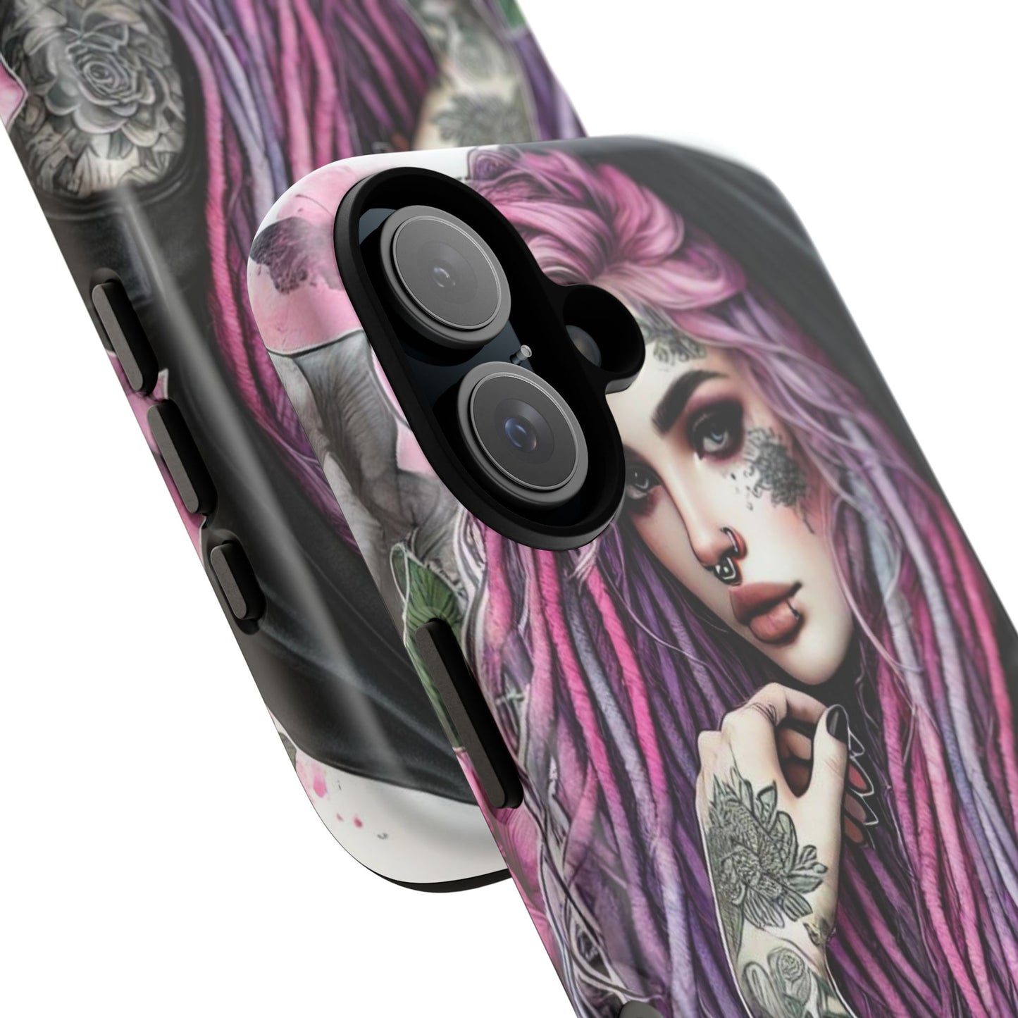 Gothic Rose Tattoo Art Mobile Case