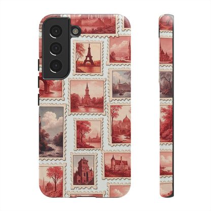 Vintage Postcard Stamps Phone Case