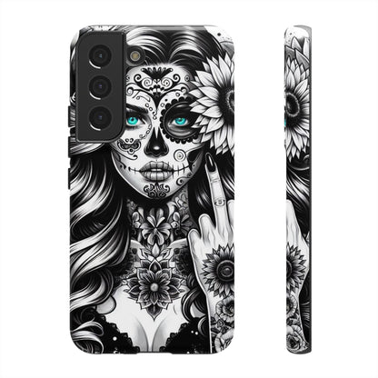 La Rebel – Day of the Dead Gothic Attitude Mobile Cover