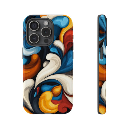 ColorSurge – Bold Fluid Abstract  Phone Case for iPhone, Samsung & Pixel