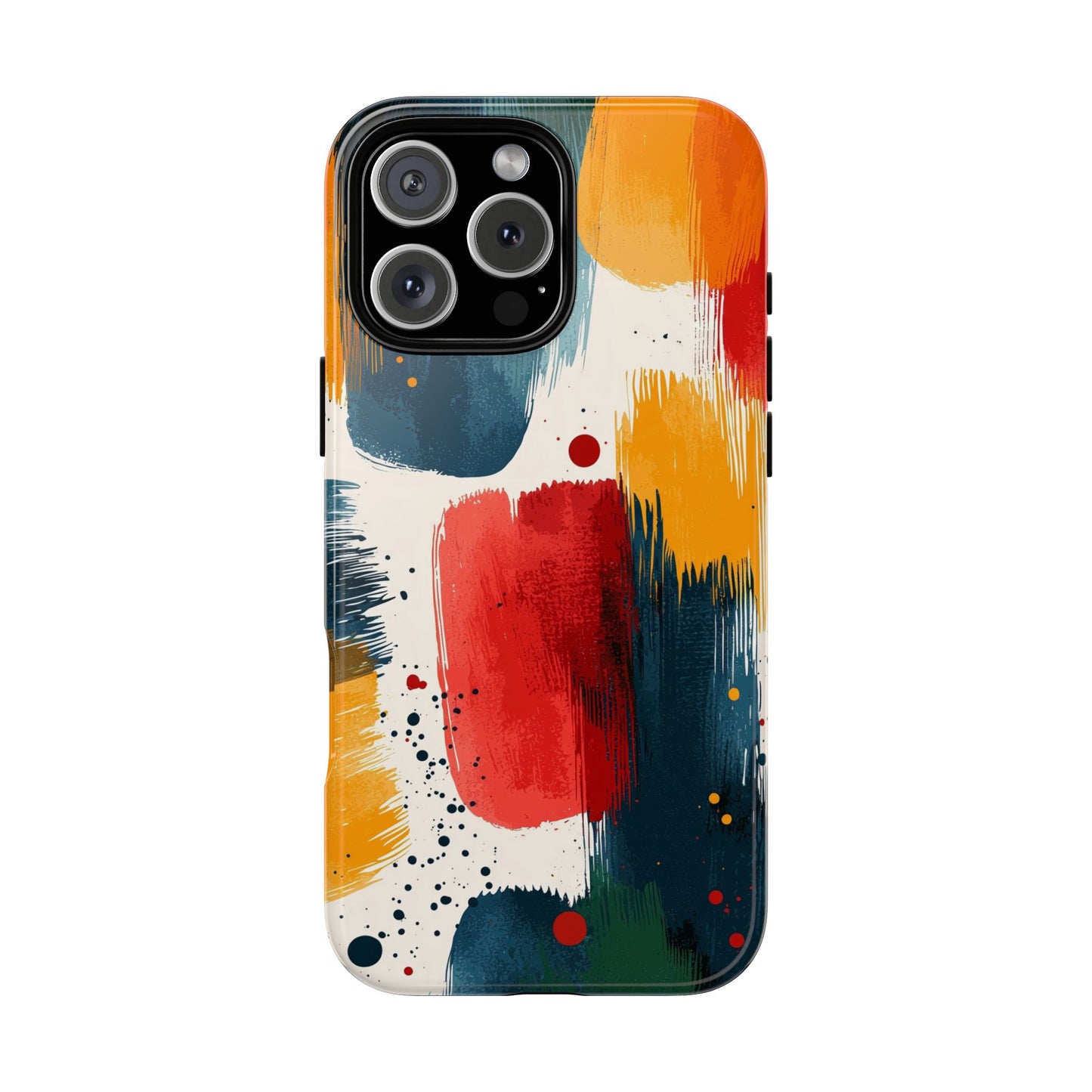 Color Burst Abstract Brushstroke Phone Case for iPhone, Samsung & Pixel