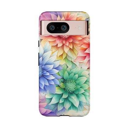 Rainbow Bloom Mandala Floral Mobile Case