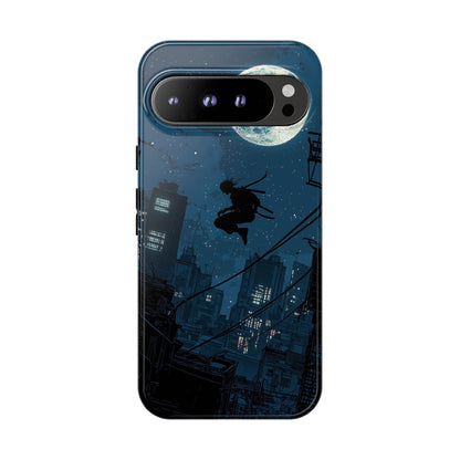 Moonlit Shadows: The Silent Ninja Phone Case for iPhone, Samsung & Pixel