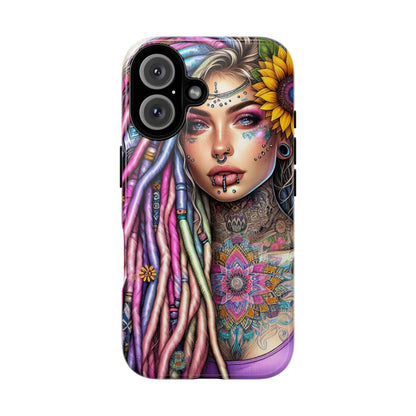 Boho Mandala Goddess – Ethereal Tattoo Art Mobile Cover