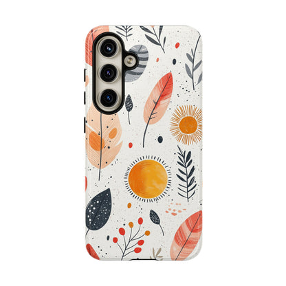 Sunshine & Feathers Boho Phone Case for iPhone, Pixel & Samsung