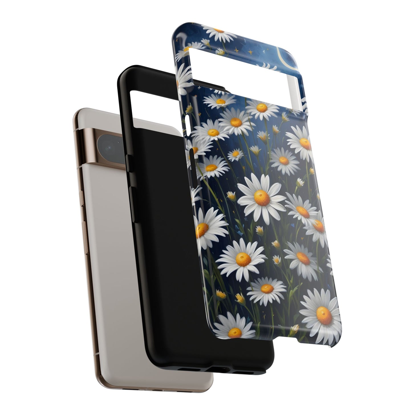 Witchy Daisy Flowers Phone Case Vintage Botanical Cover