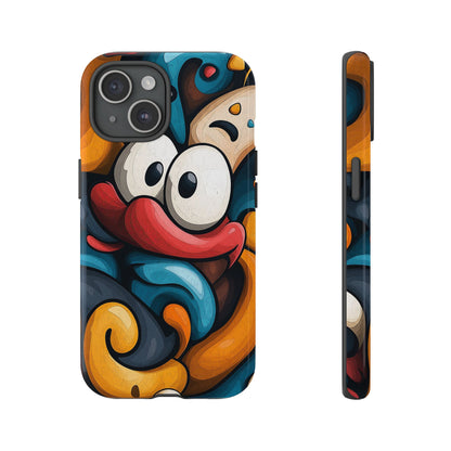 Funky Eyes – Playful Pop Abstract Phone Case for iPhone, Samsung & Pixel