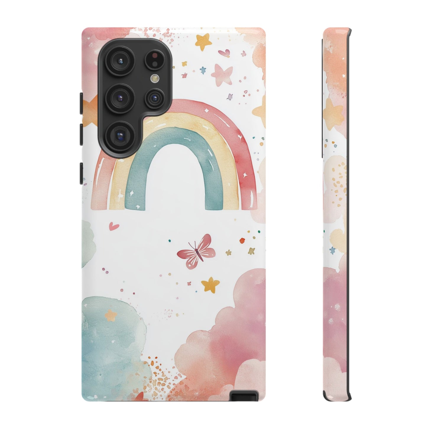Rainbow Whimsy Watercolor Phone Case for iPhone, google Pixel & Samsung