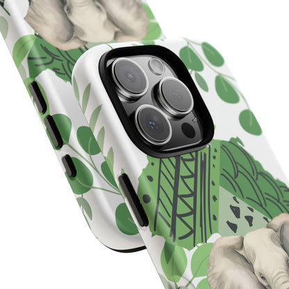 Tropical Elephant Mobile Cover – Nature-Inspired Boho Art