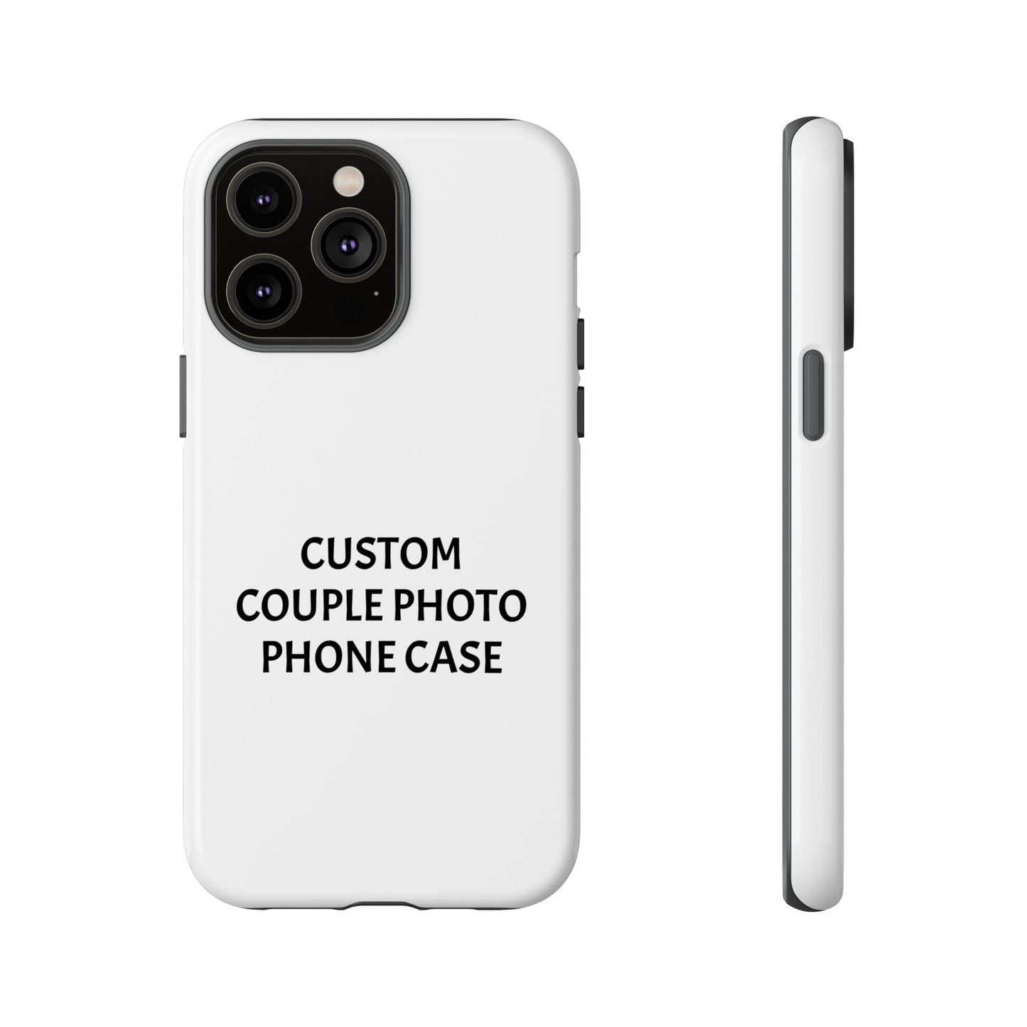 Personalized Custom Couple Photo Phone Case – Add Your Image/Loving Memory – Unique Gift for iPhone, Samsung  & Google Pixel – Protective & Stylish Cover, Couples Gift