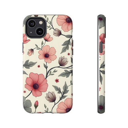 Floral Iphone Case, Botanical Pattern Design