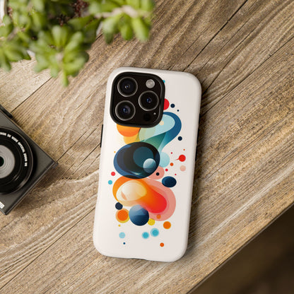 Color Cascade – Vivid Abstract  Phone Case for iPhone, Samsung & Pixel