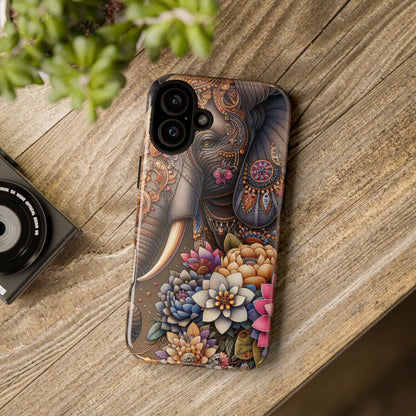 Royal Ornate Elephant Mobile Cover – Luxurious Bohemian Art