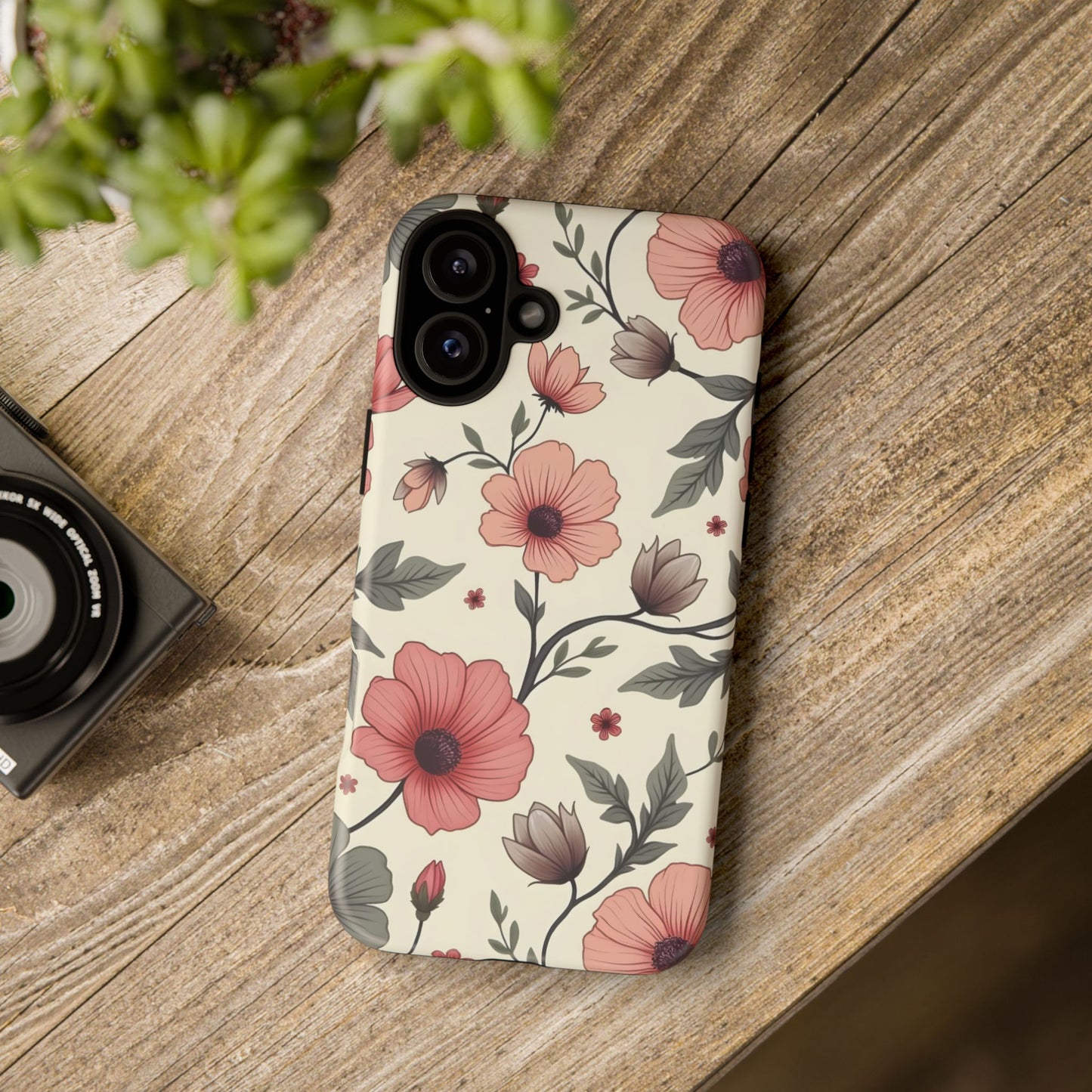 Floral Iphone Case, Botanical Pattern Design