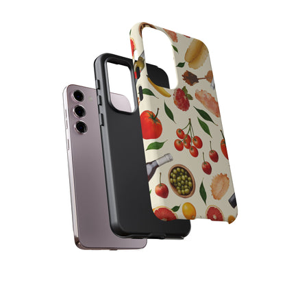 Fresh Fruits & Veggies Pattern Phone Case
