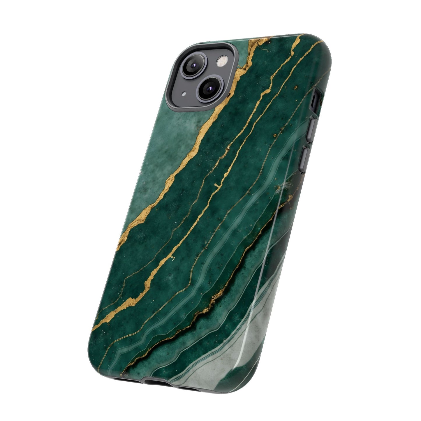 Jade Green Marble Case Design
