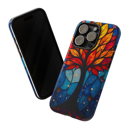 Stained Glass Tree: A Burst of Vibrant Elegance