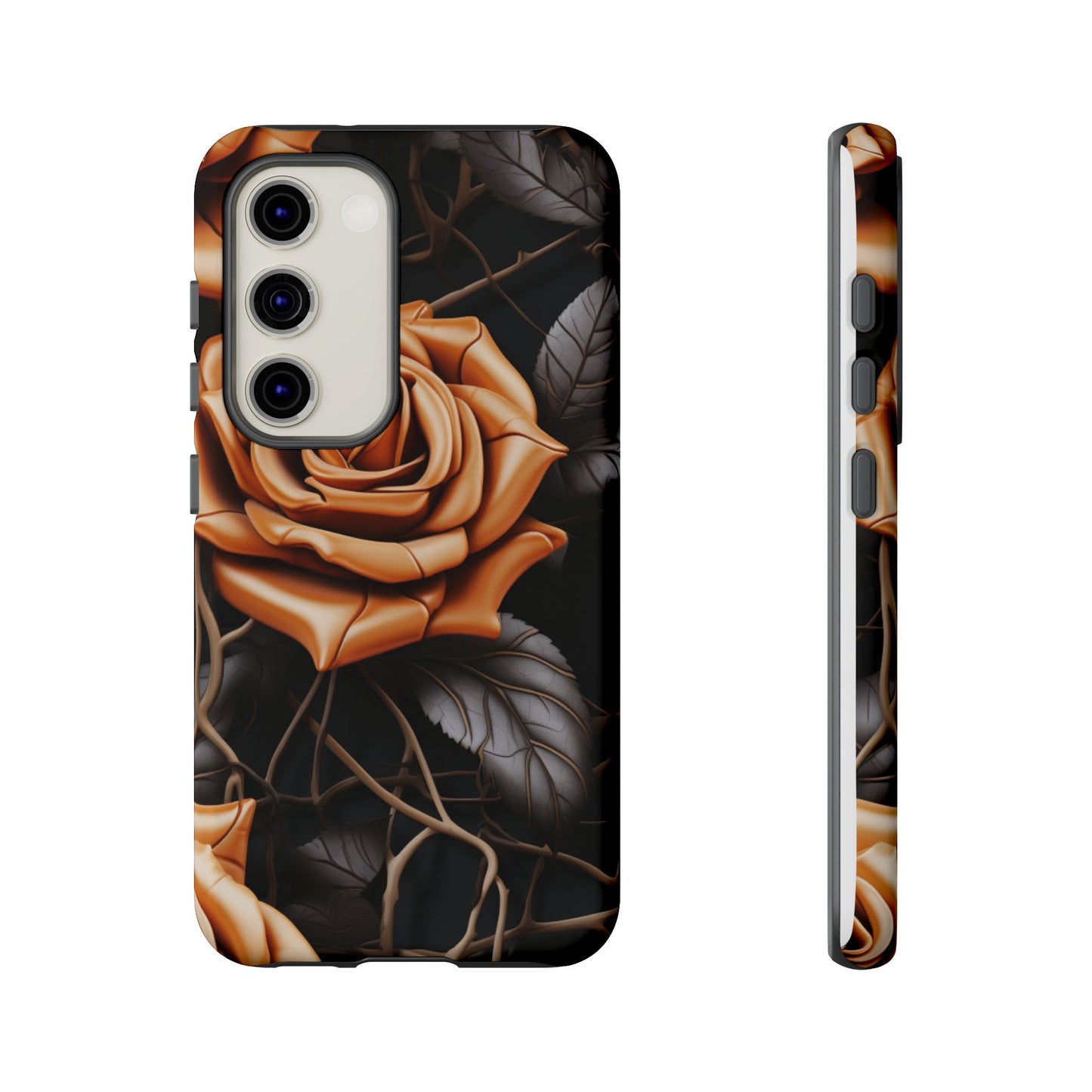 Midnight Gold Rose Mobile Case