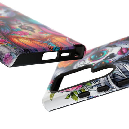 Sugar Skull Goddess – Día de los Muertos Floral Queen Mobile Cover