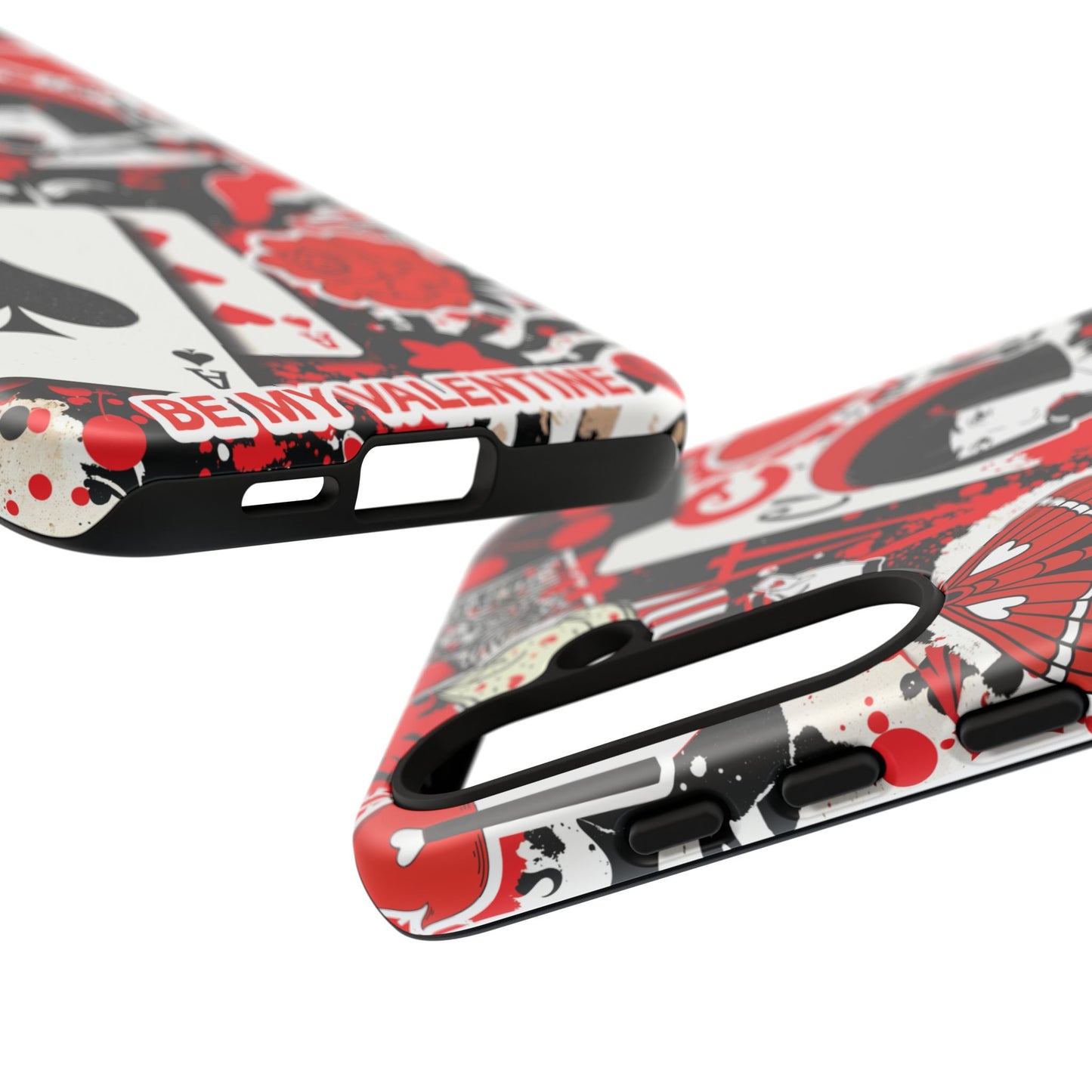 Bold Red & Black Ace Card Phone Case