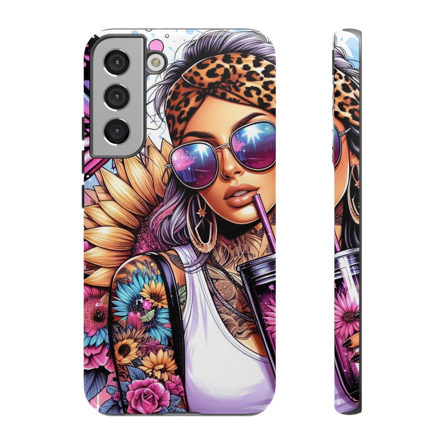 Boho Summer Vibes – Floral Chic & Butterfly Aesthetic Mobile Cover