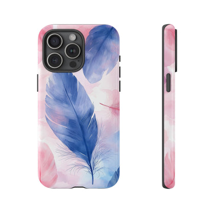 Pastel Plume Watercolor Phone Case for iPhone, google Pixel & Samsung