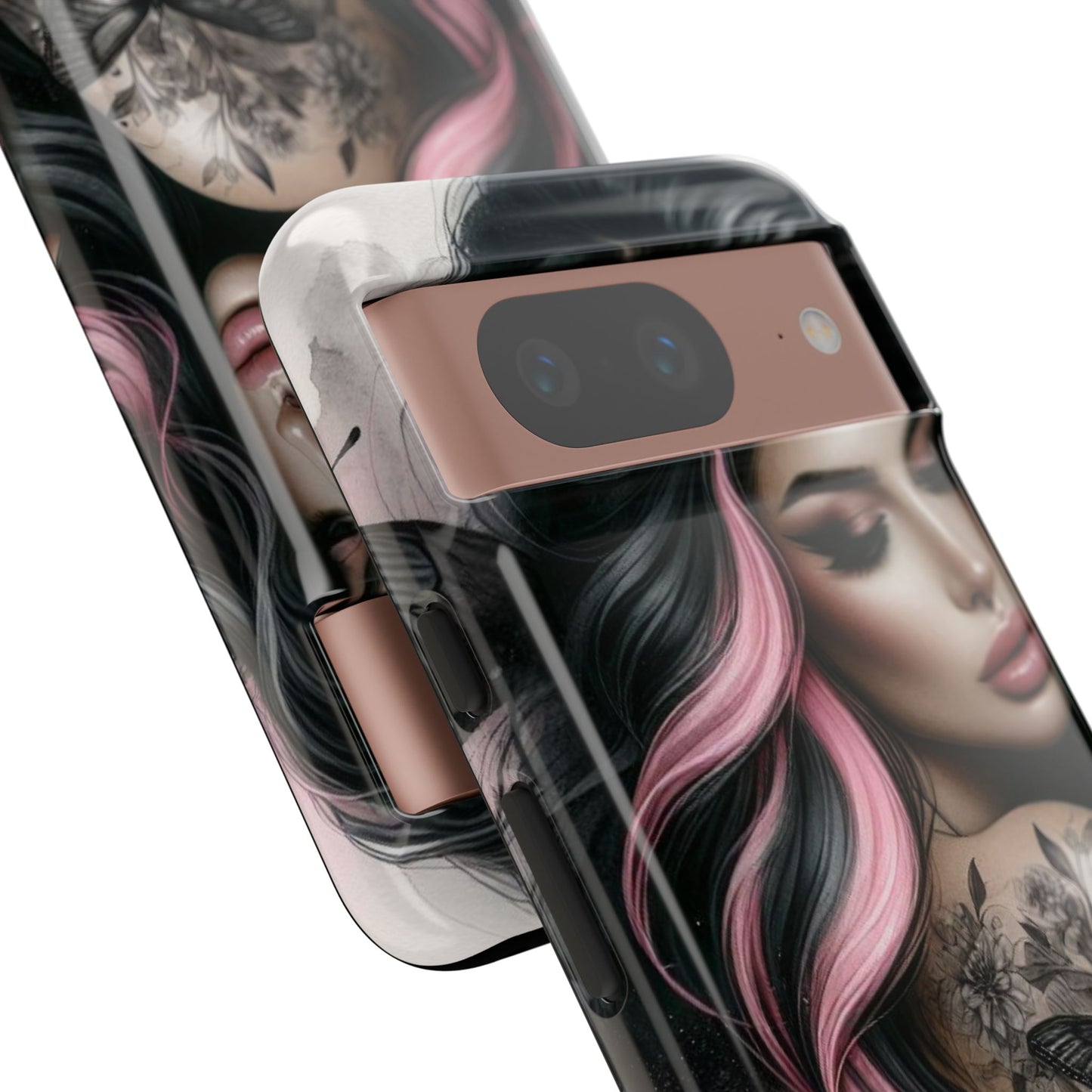 Butterfly Noir – Gothic Beauty & Inked Elegance Mobile Cover