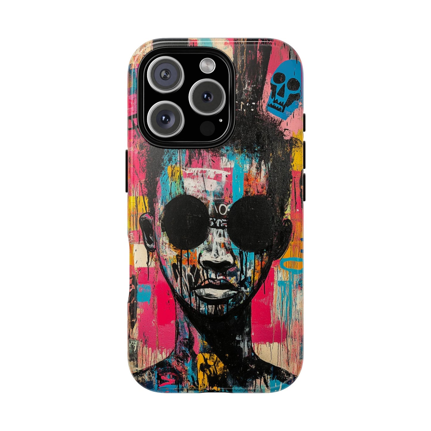 Basquiat Street Art Phone Case – Artistic Phone Protection - iPhone, Samsung & Google Pixel Cover - Artistic Painting Case,  Art Lover Gift