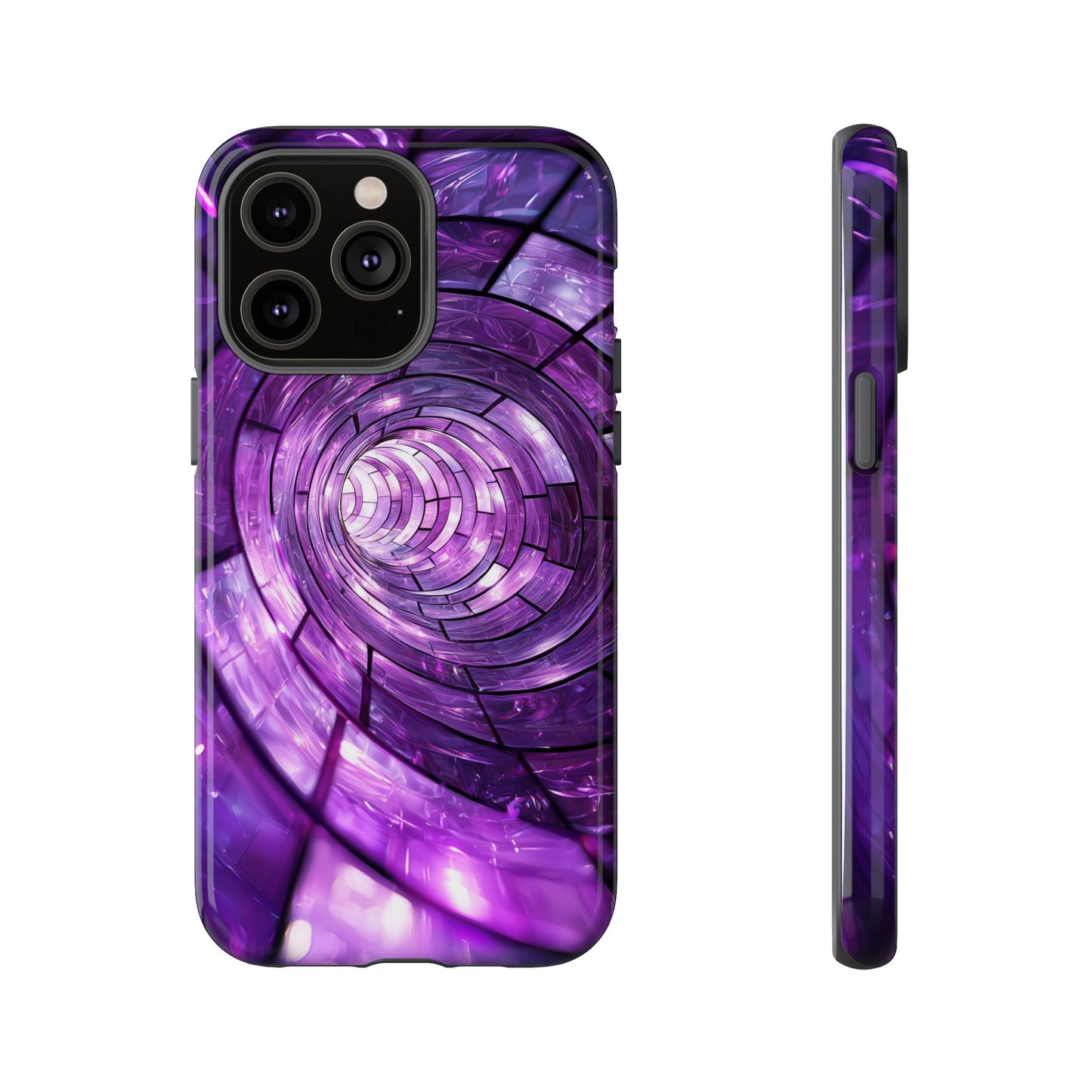 Hypnotic Spiral Optical Illusion Phone Case for iPhone, Samsung & Pixel