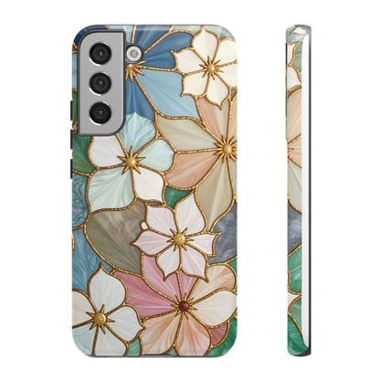 Floral Symphony: Stained Glass Elegance