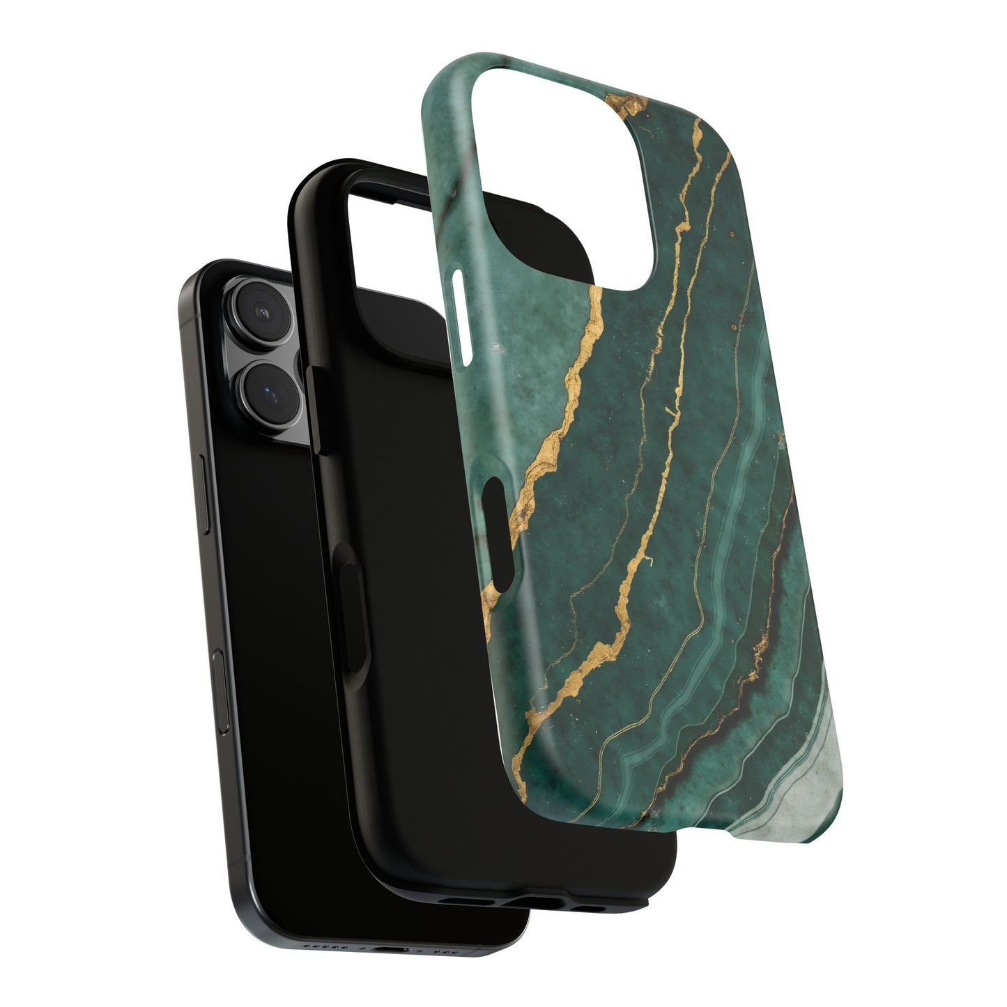 Jade Green Marble Case Design