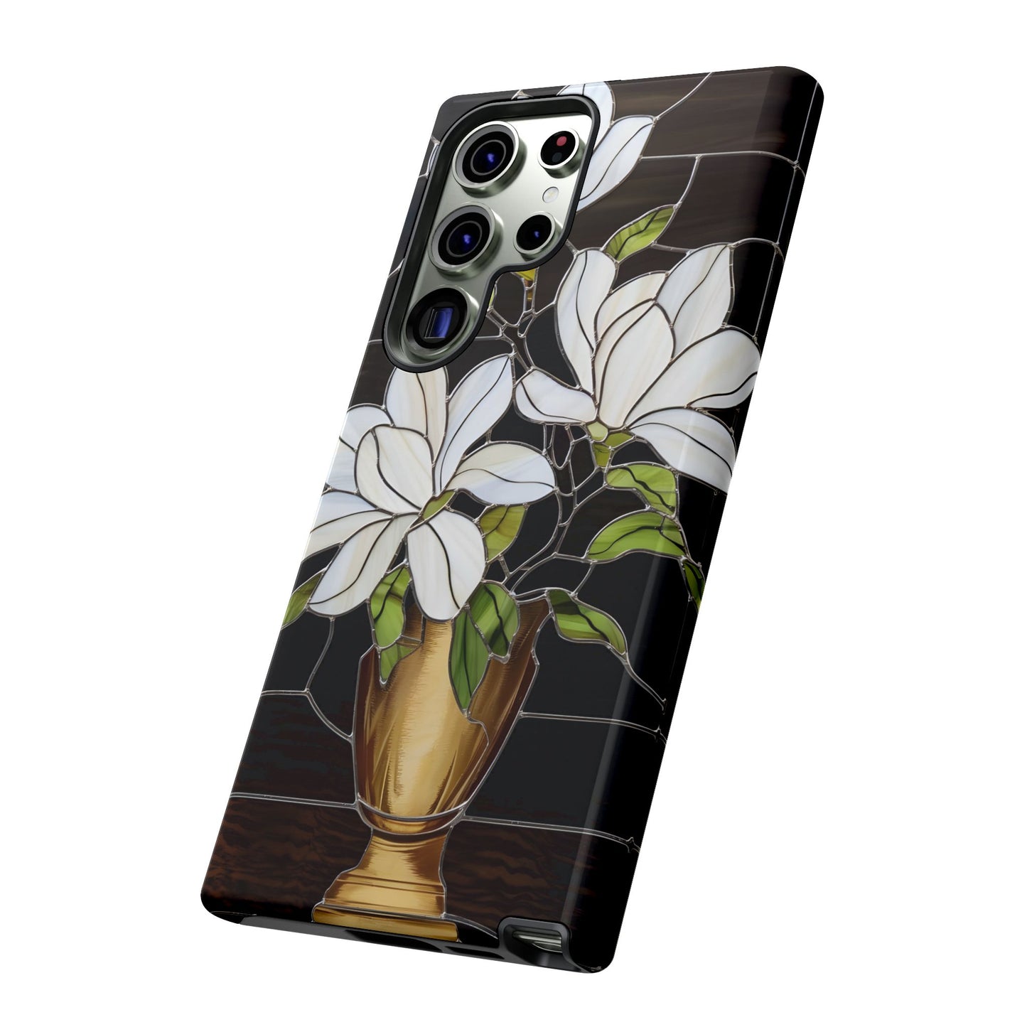Stained Glass Floral Phone Case
