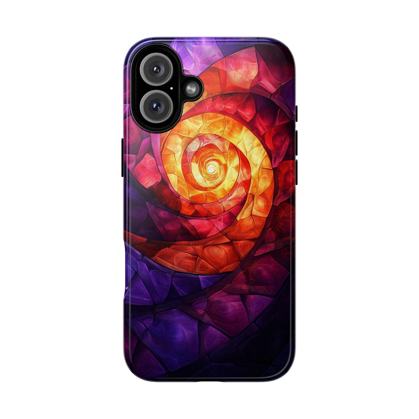 Retro Spiral Psychedelic Phone Case for iPhone, Samsung & Pixel