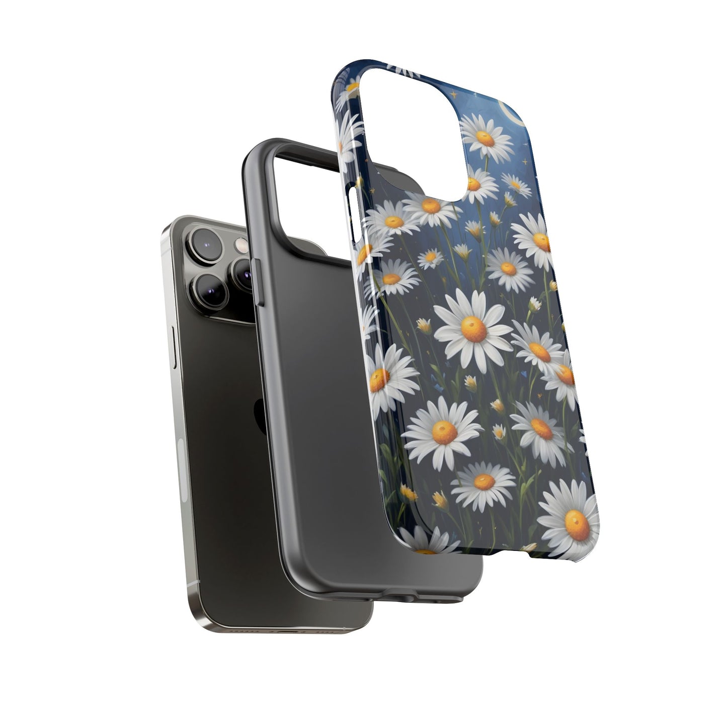Witchy Daisy Flowers Phone Case Vintage Botanical Cover
