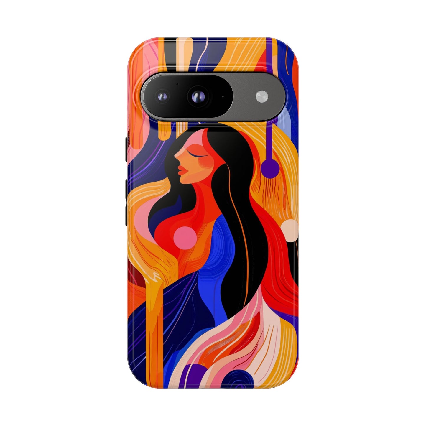 Muse in Motion – Abstract Goddess Phone Case for iPhone, Samsung & Pixel