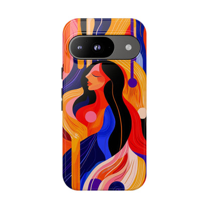 Muse in Motion – Abstract Goddess Phone Case for iPhone, Samsung & Pixel