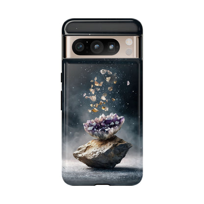 Mystic Amethyst Stones Phone Case for iPhone, Samsung & Google Pixel