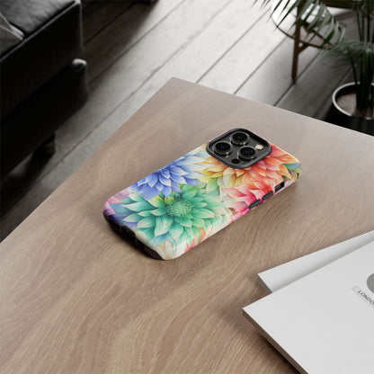 Rainbow Bloom Mandala Floral Mobile Case