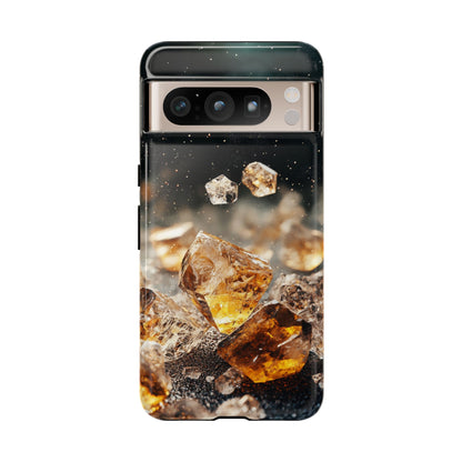 Golden Ember Crystal Phone Case for iPhone, Samsung & Google Pixel