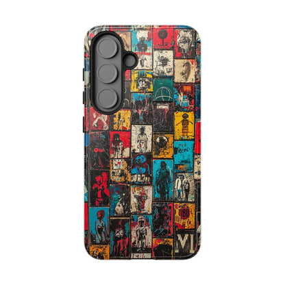 Abstract Art Phone Case – Basquiat-Inspired Phone Cover - iPhone, Samsung & Google Pixel Cover - Artistic Painting Case,  Art Lover Gift