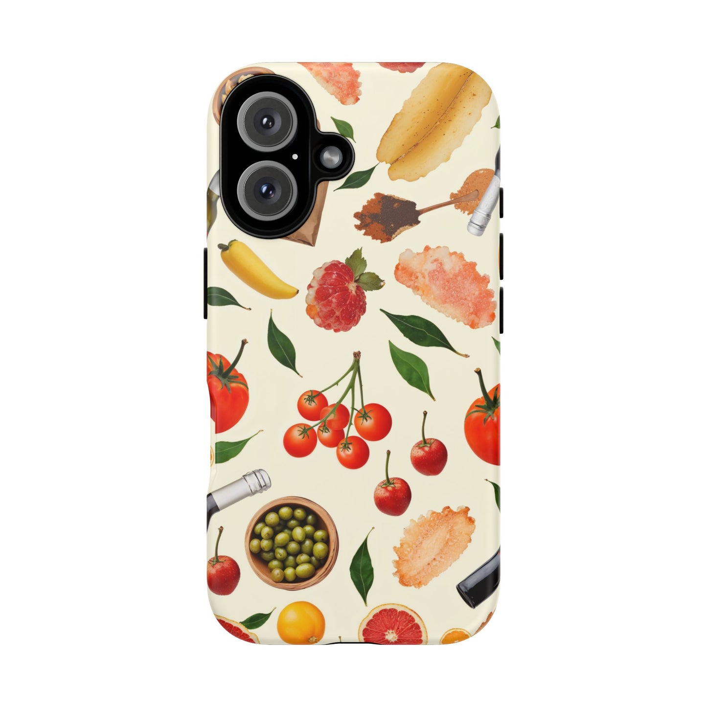 Fresh Fruits & Veggies Pattern Phone Case
