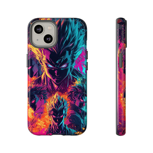 Multiverse Saiyan Rebellion | Comic-Style Anime Warriors Explosion Phone Case for iPhone, Samsung & Pixel