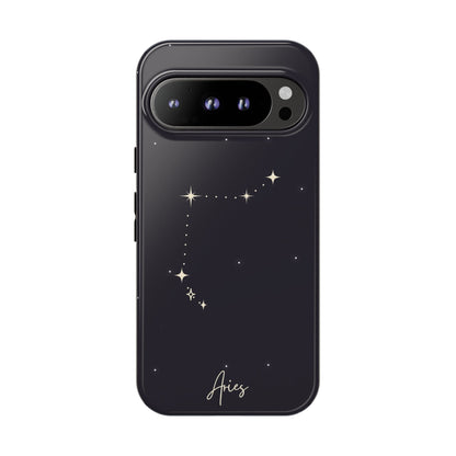 Aries Zodiac Starry Phone Case – Cosmic Style for iPhone, Samsung & Google Pixel