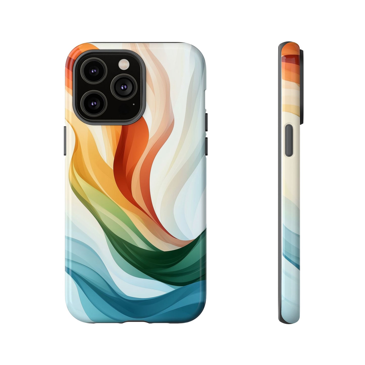 Aurora Stream Watercolor Phone Case for iPhone, google Pixel & Samsung