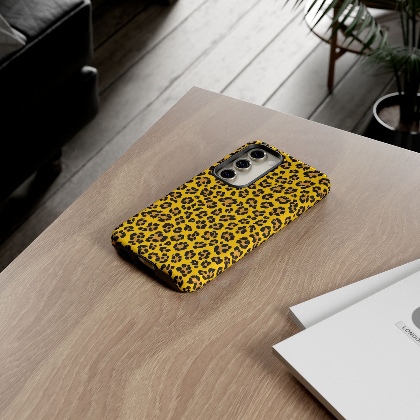 Leopard Texture Printed Back Cover Case phone