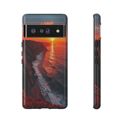 Minimal Nature Scene Case – Calm Landscape for iPhone, Samsung & Pixel