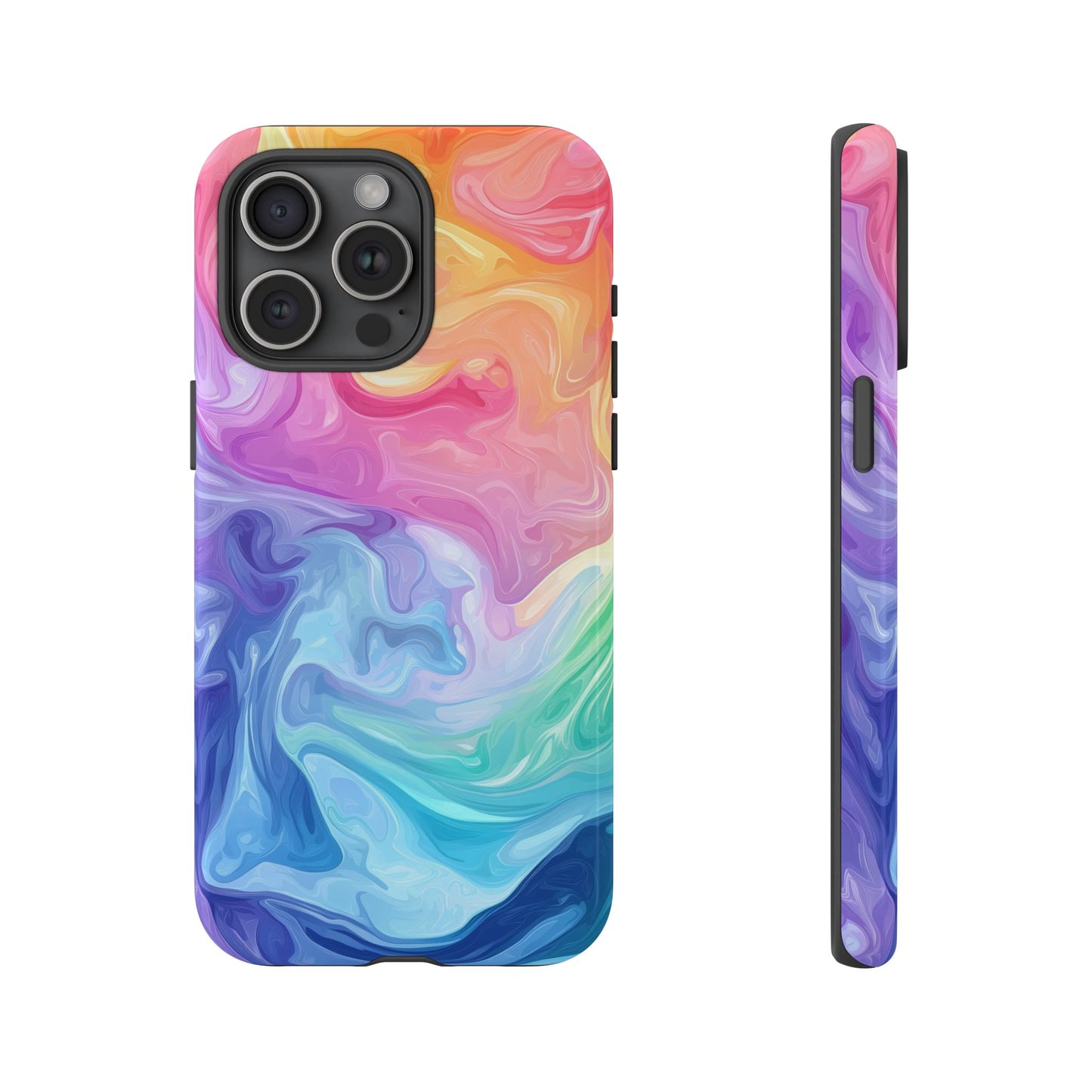 Prism Swirl Watercolor Phone Case for iPhone, google Pixel & Samsung