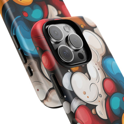 Color Burst – Bold Abstract Bubble Phone Case for iPhone, Samsung & Pixel