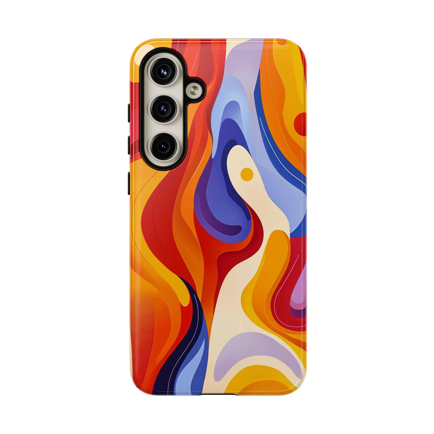 LavaFlow – Vivid Heatwave Abstract Phone Case for iPhone, Samsung & Pixel